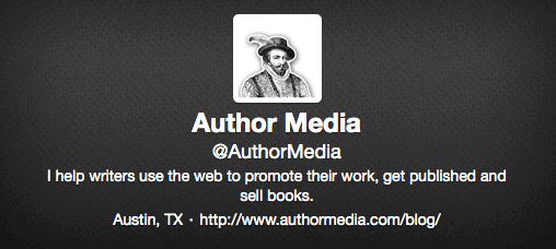 Author Media Twitter Profile Example Author Media Twitter Bio Example