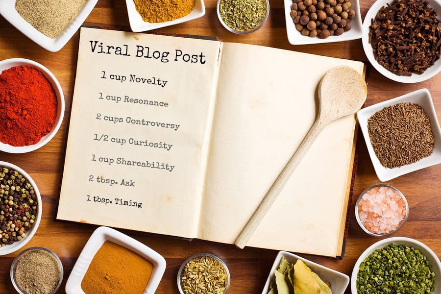 Viral Blog Post Recipie Book