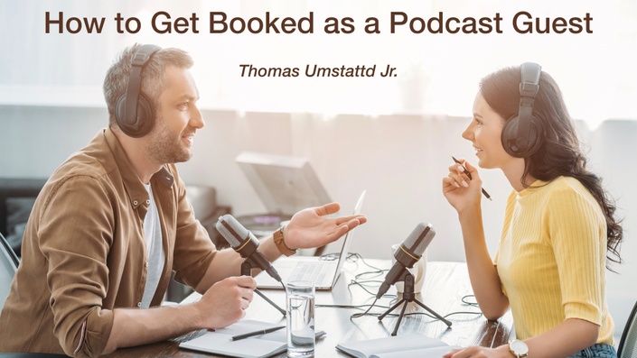 how to get booked as a podcast guest