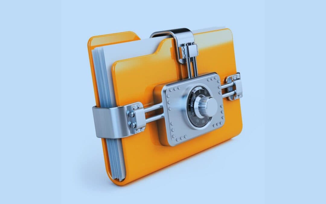 locked file representing how to use a password manager