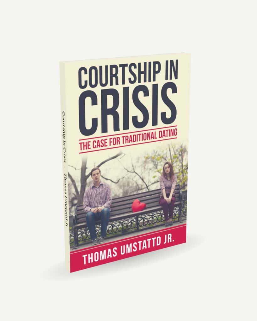 Courtship in Crisis paperback mockup created with 3D Mockup Maker